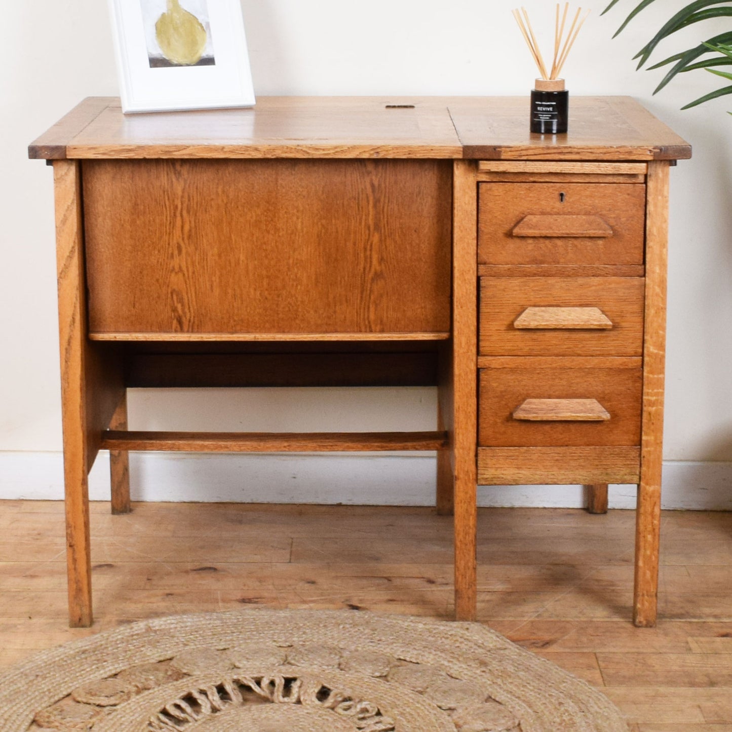 Restored Typewriter Desk