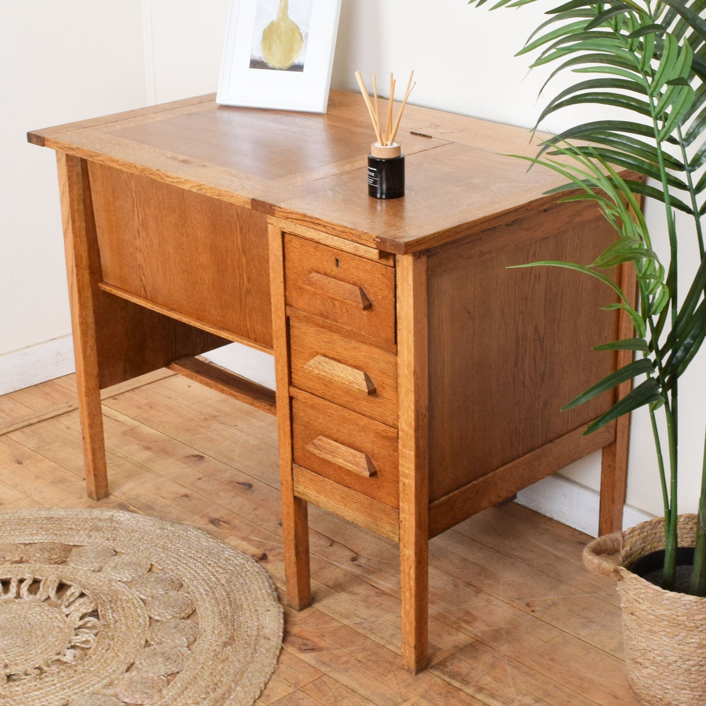 Restored Typewriter Desk