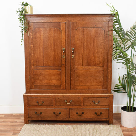 Restored Oak Wardrobe