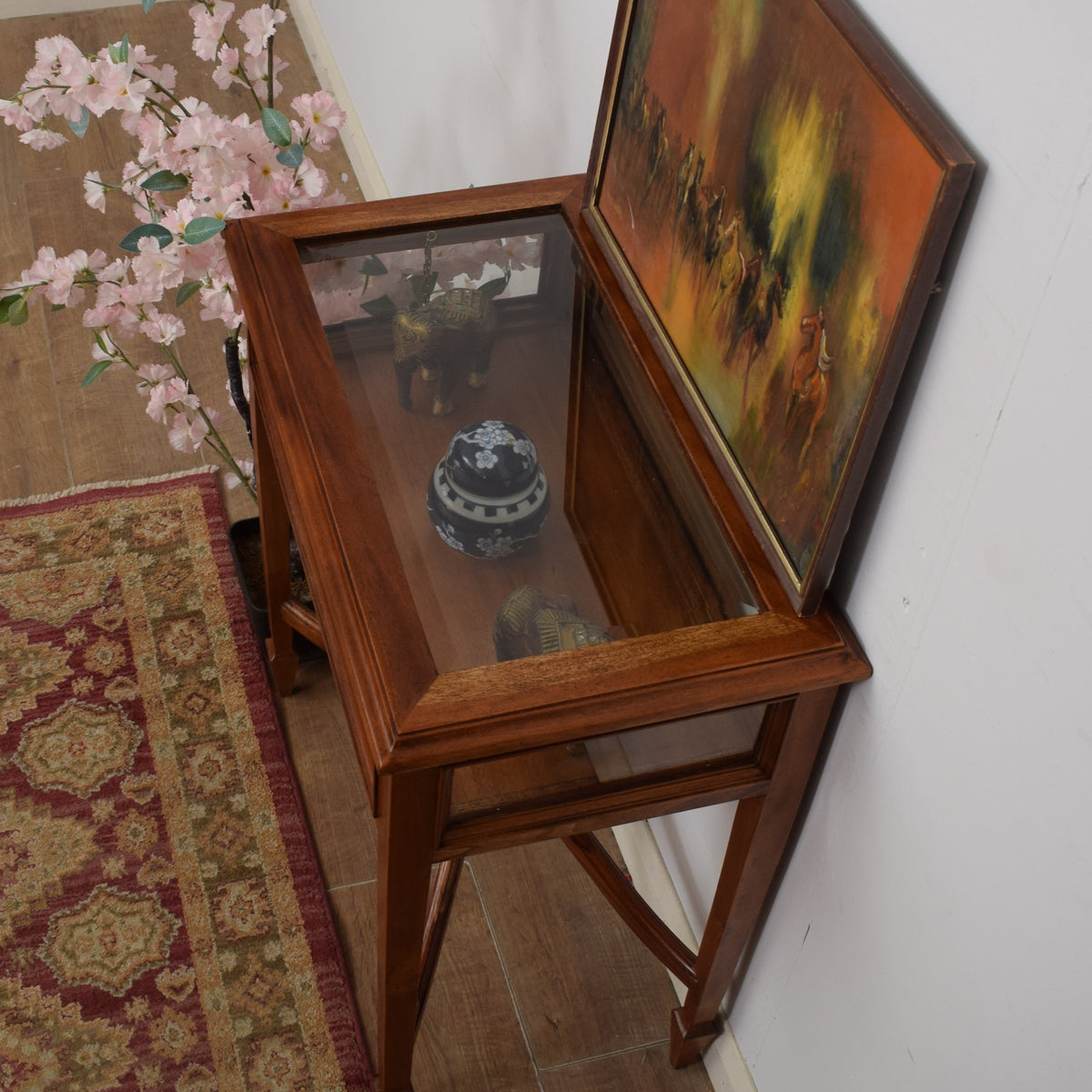 Restored Mahogany Display Case