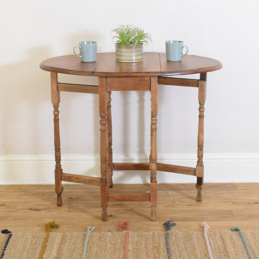 Restored Small Drop-leaf table