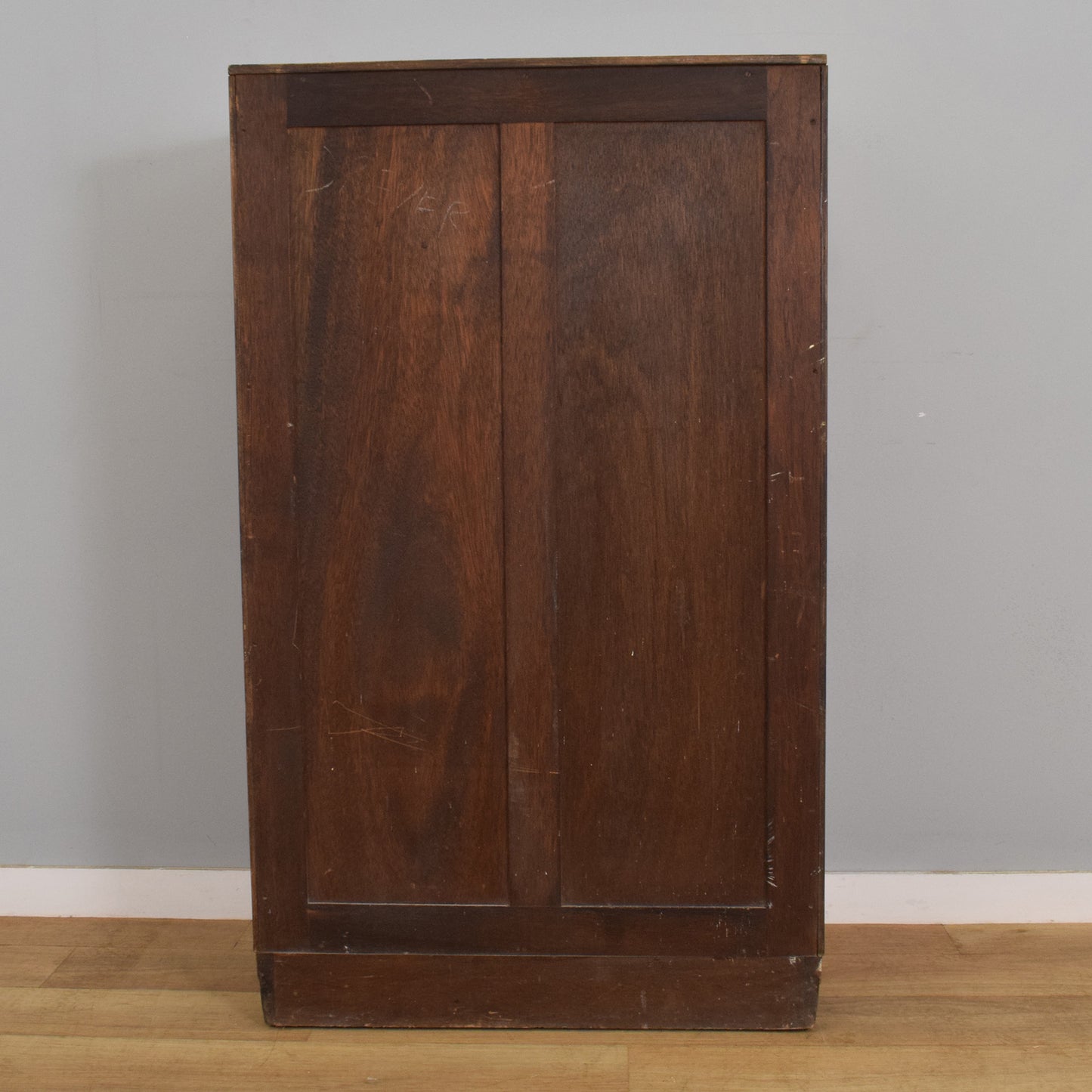 Small Mahogany Veneered Wardrobe