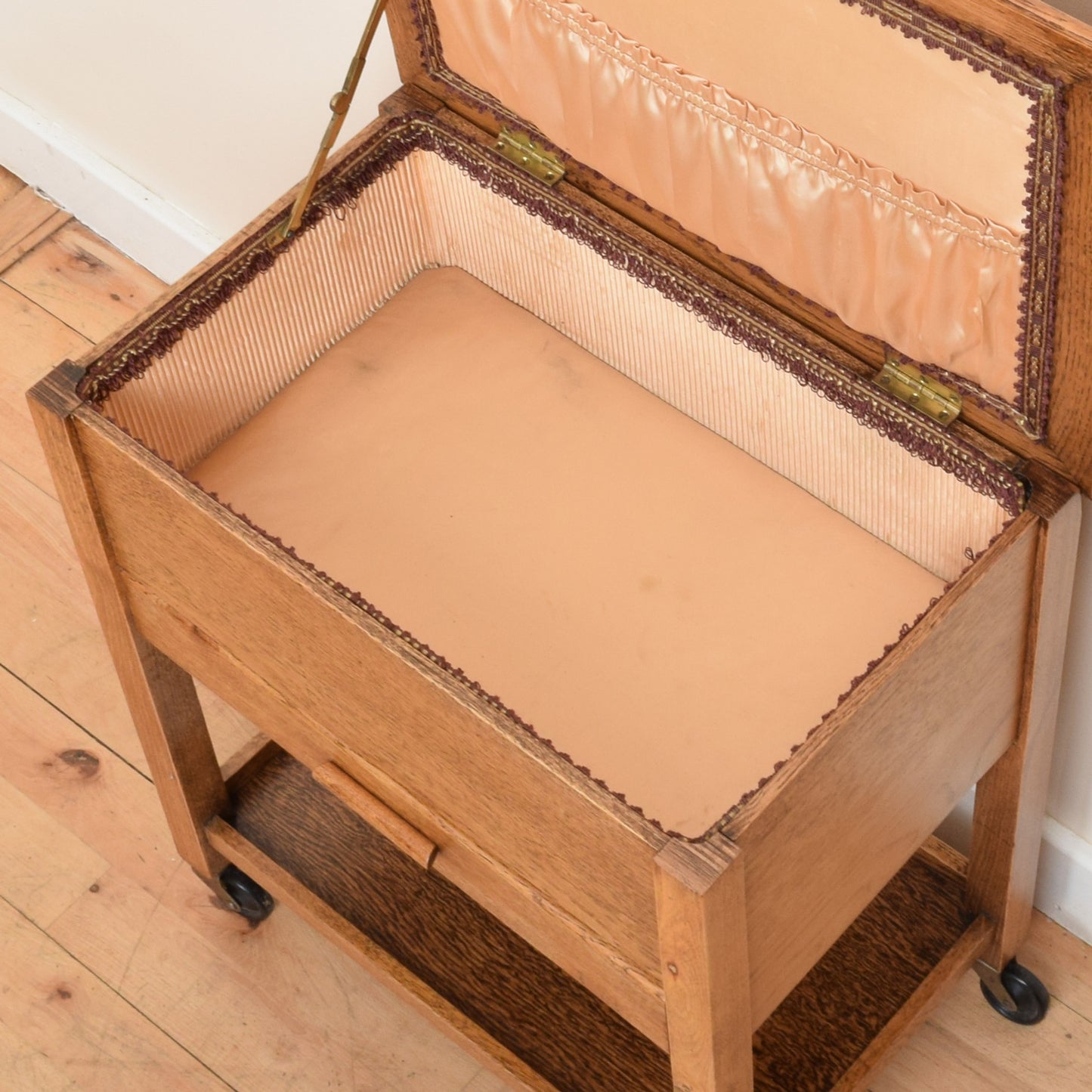 Restored Oak Sewing Box