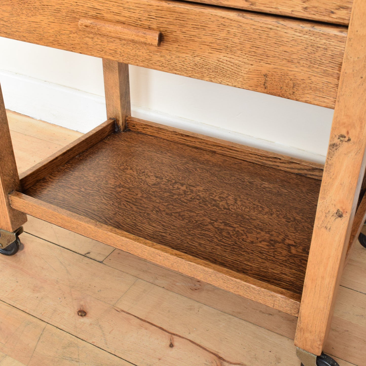 Restored Oak Sewing Box