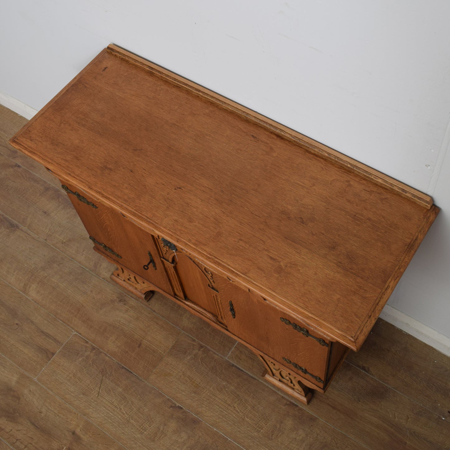Oak Gothic Style Sideboard