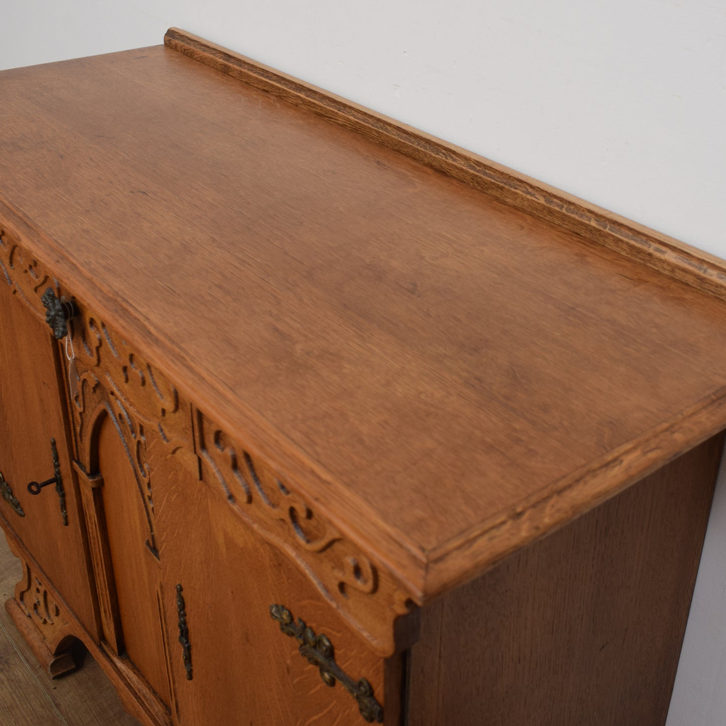 Oak Gothic Style Sideboard