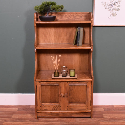 Ercol waterfall bookcase