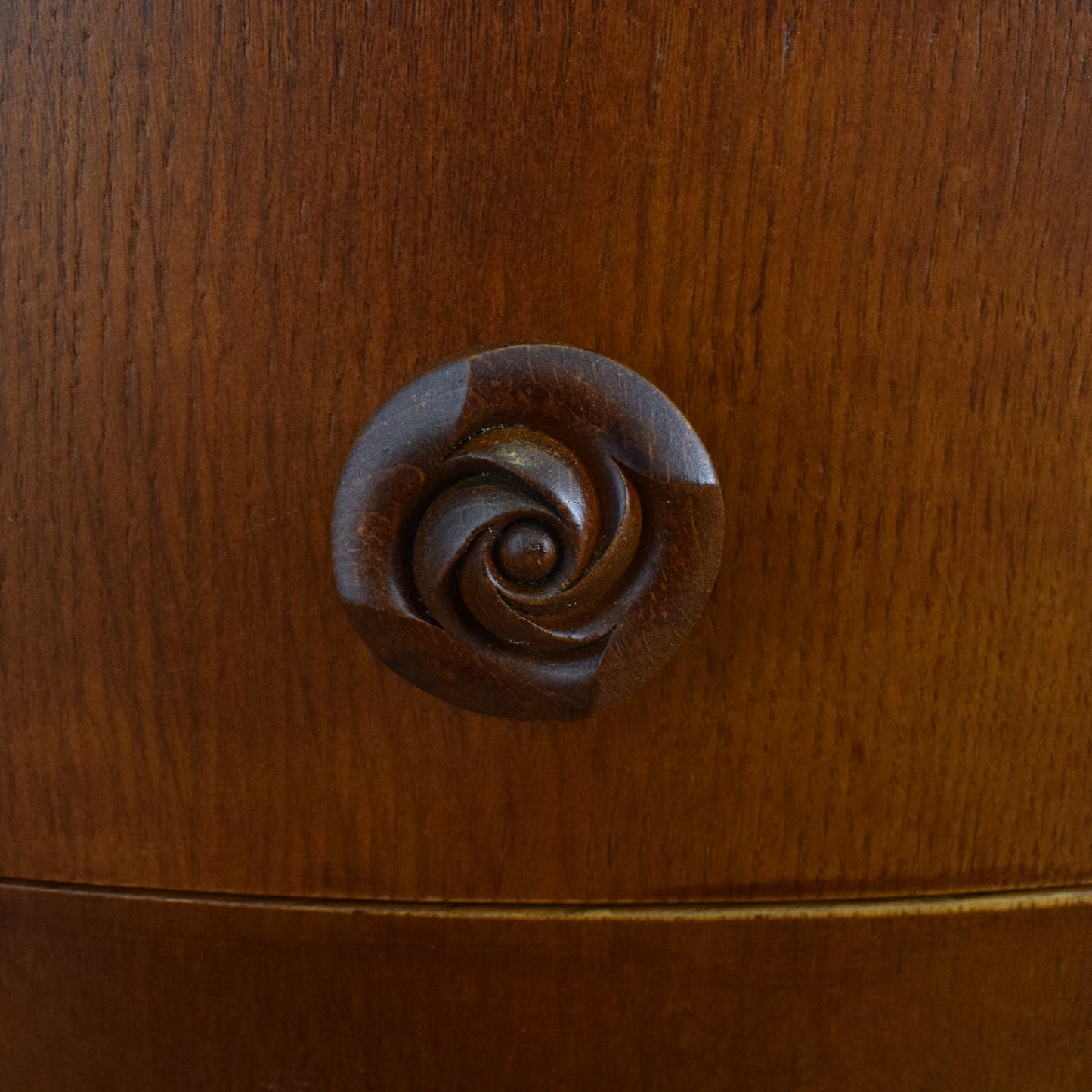 Side-by-Side Oak Bureau Bookcase