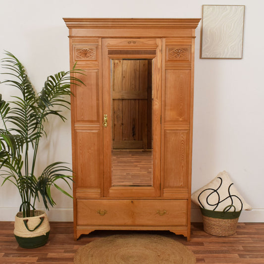 Carved Oak Hallrobe