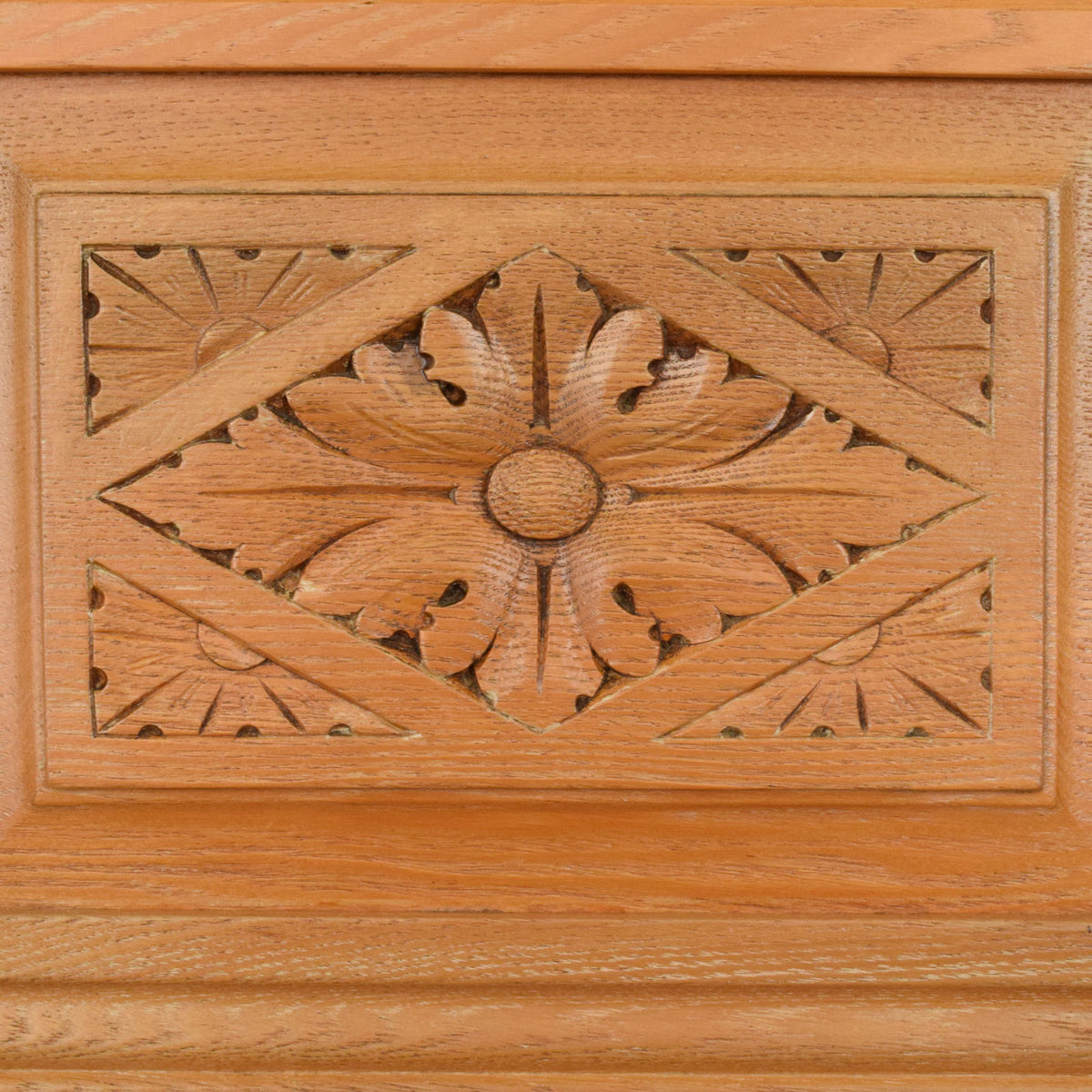 Carved Oak Hallrobe