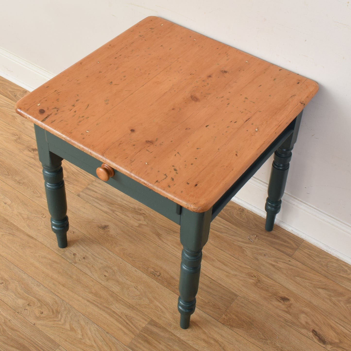 Pine Table And Two Chairs