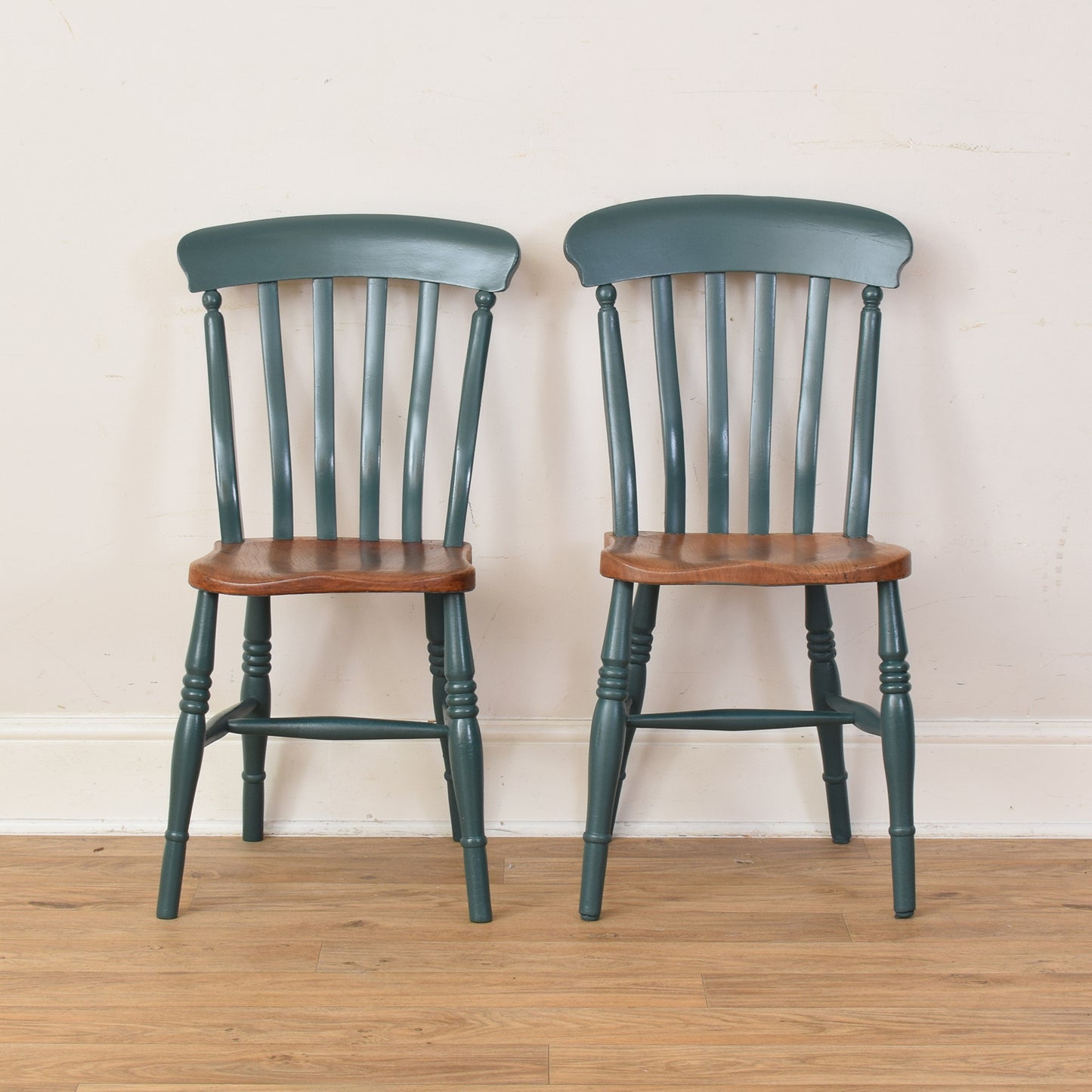 Pine Table And Two Chairs