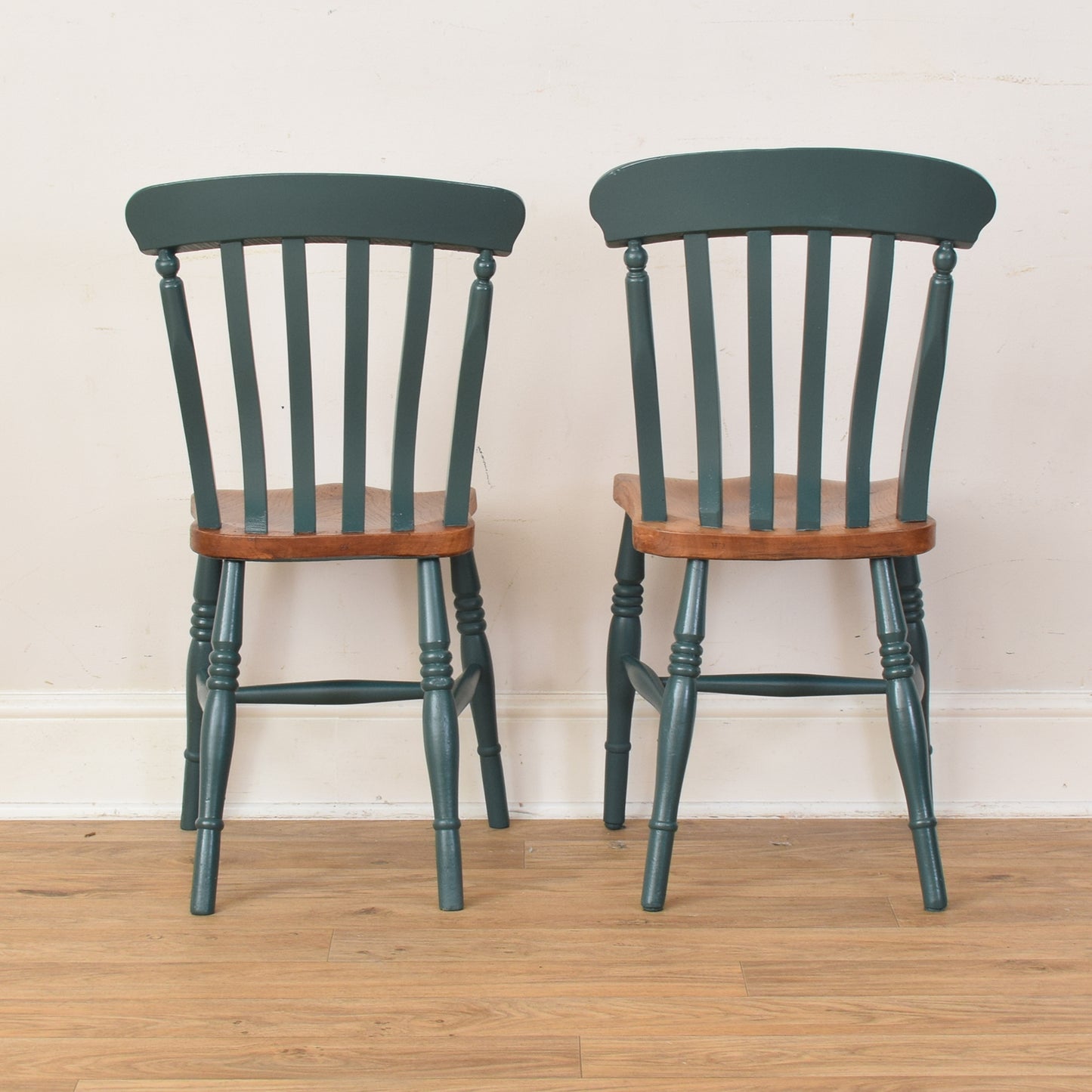 Pine Table And Two Chairs