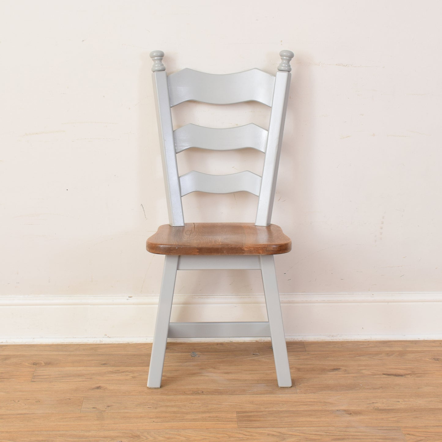 Oak Painted Table And Four Chairs