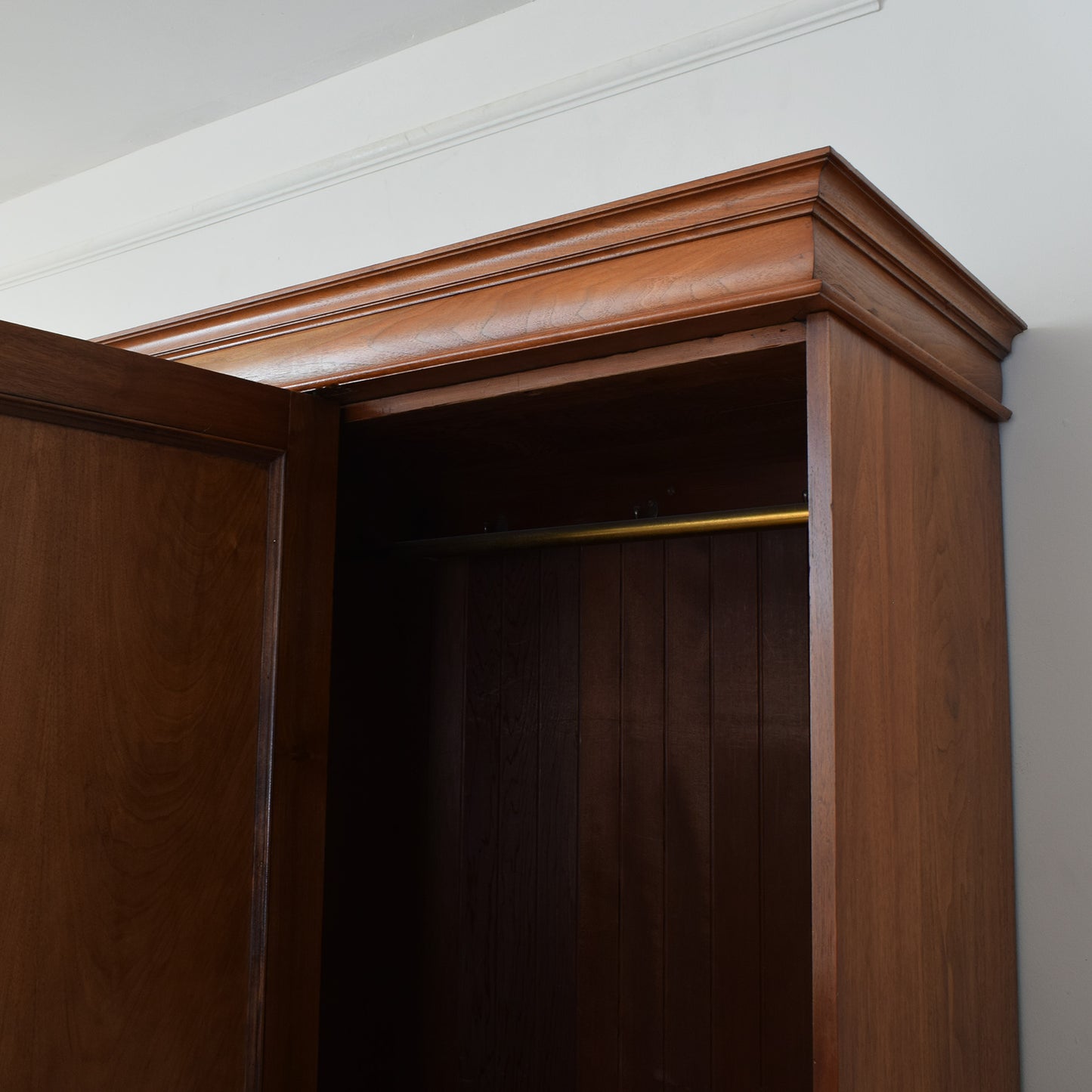 Large Edwardian Mahogany Wardrobe