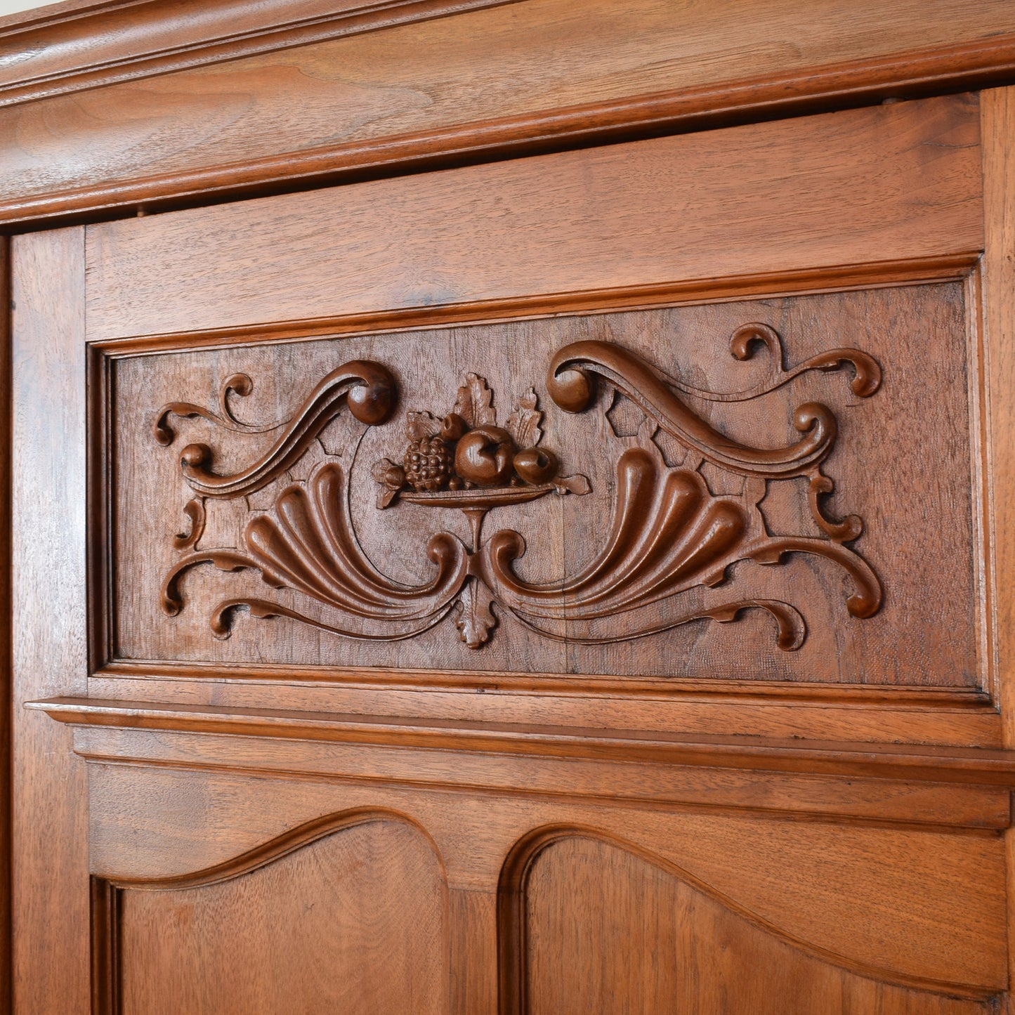 Large Edwardian Mahogany Wardrobe