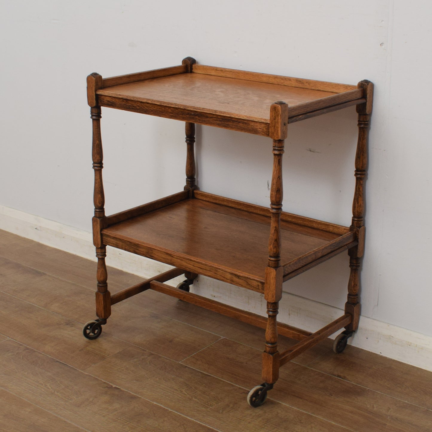 Oak Tea Trolley