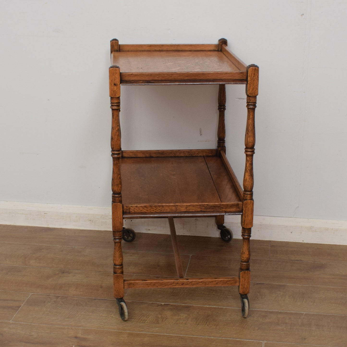 Oak Tea Trolley