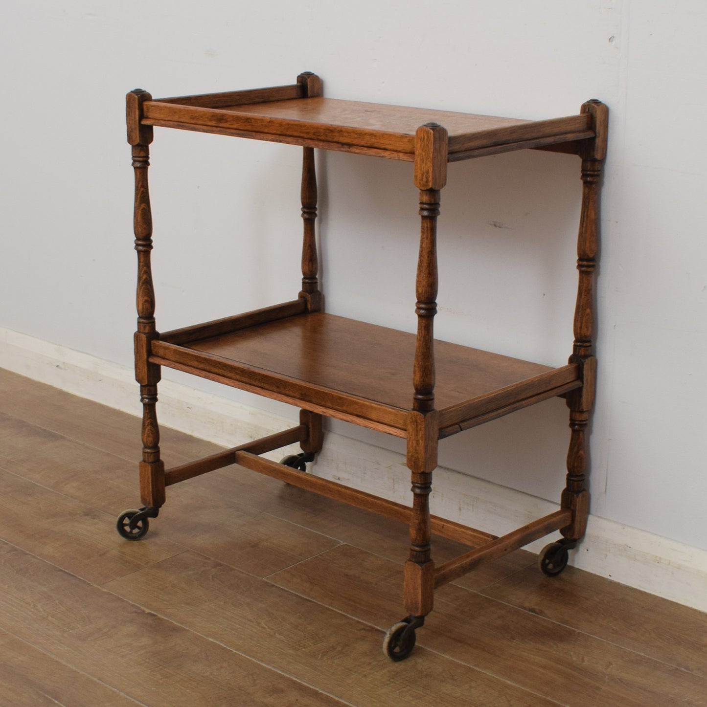 Oak Tea Trolley