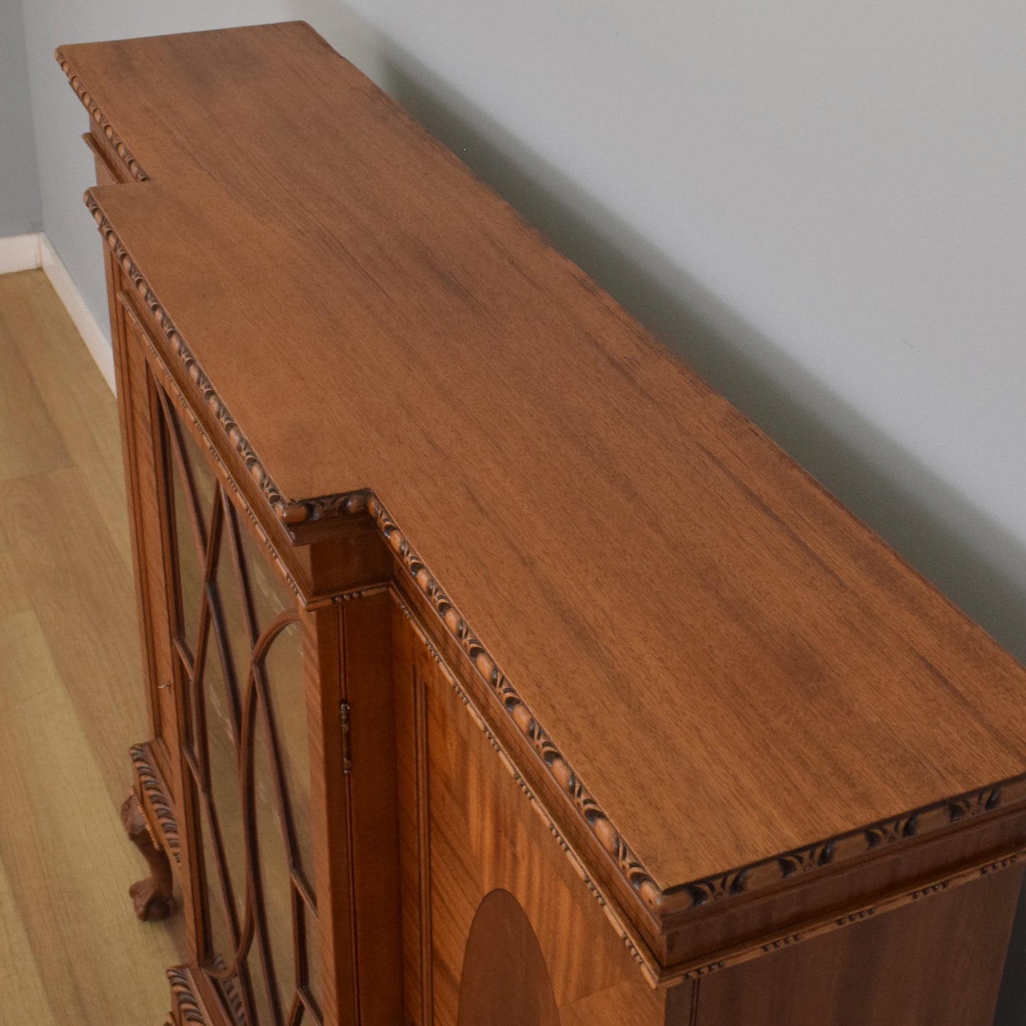 Glazed Mahogany Display Bookcase