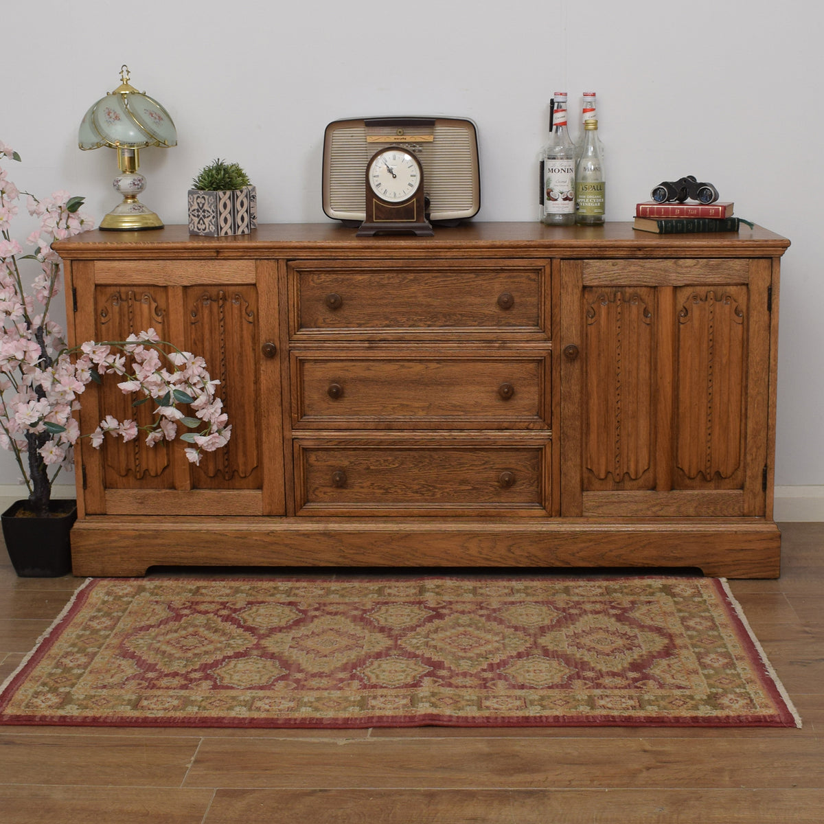 Restored Oak Sideboard