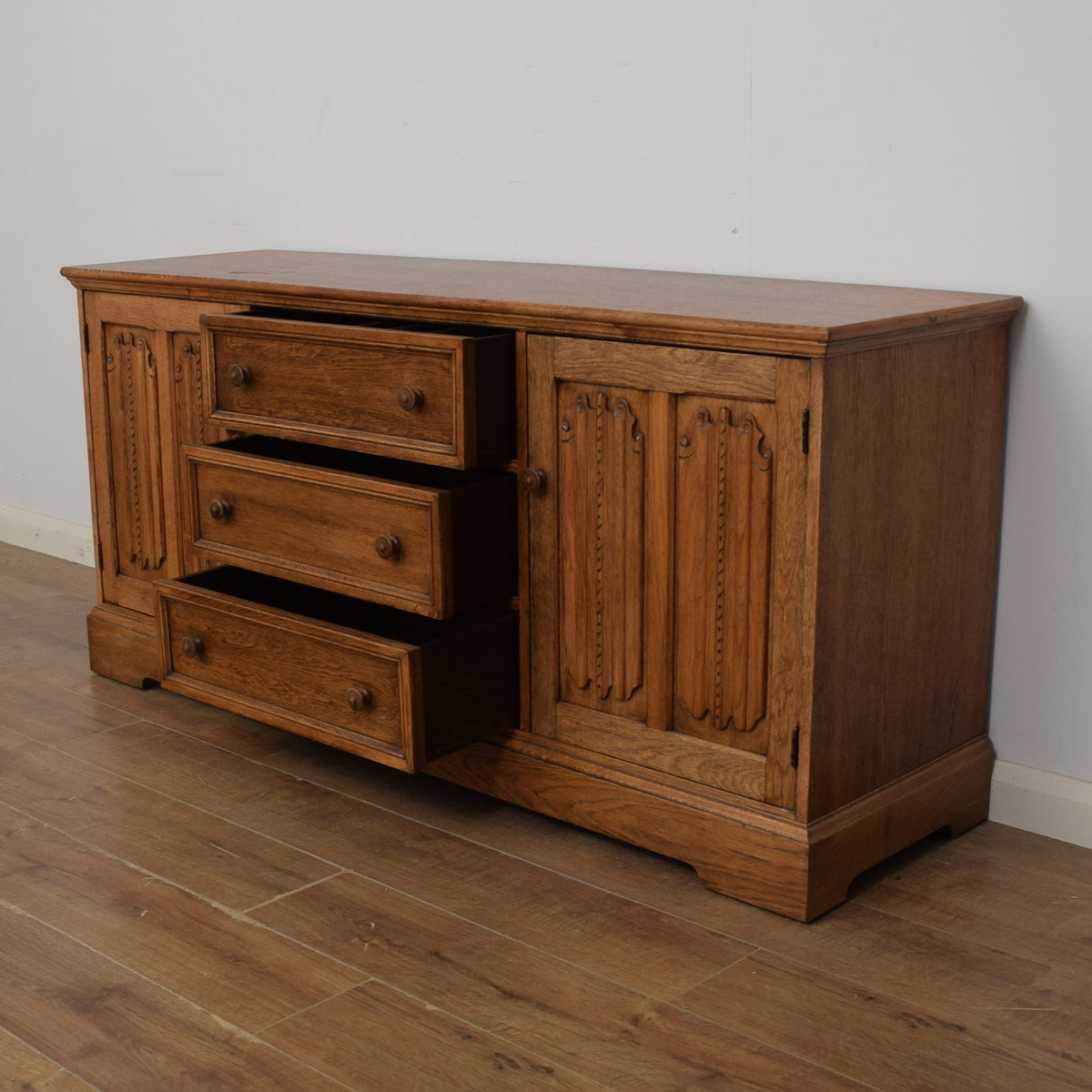 Restored Oak Sideboard