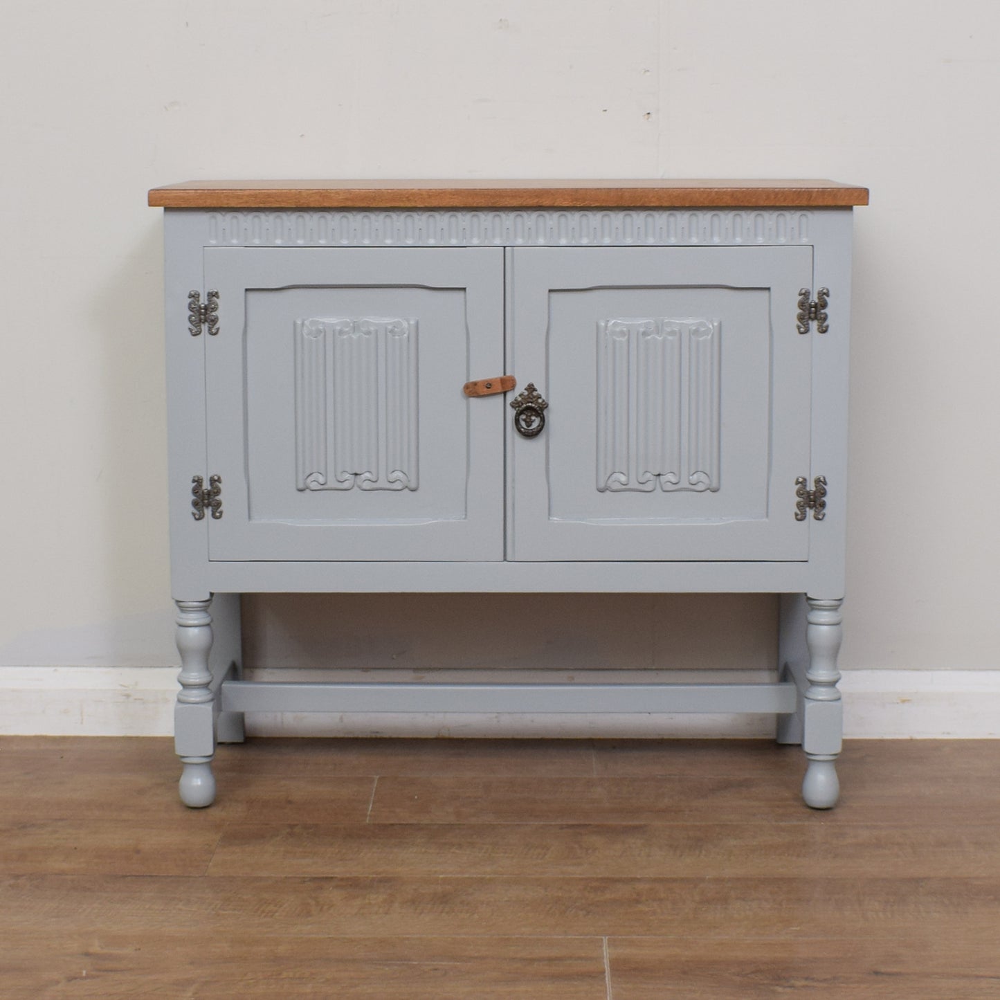 Painted Oak Side Cabinet