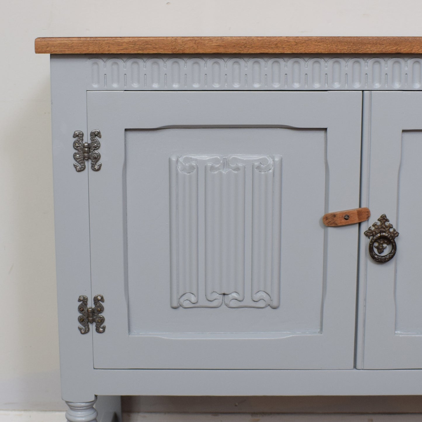 Painted Oak Side Cabinet