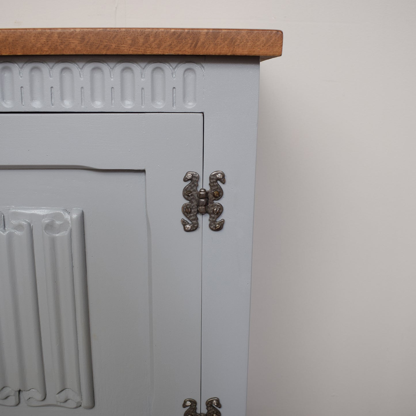 Painted Oak Side Cabinet