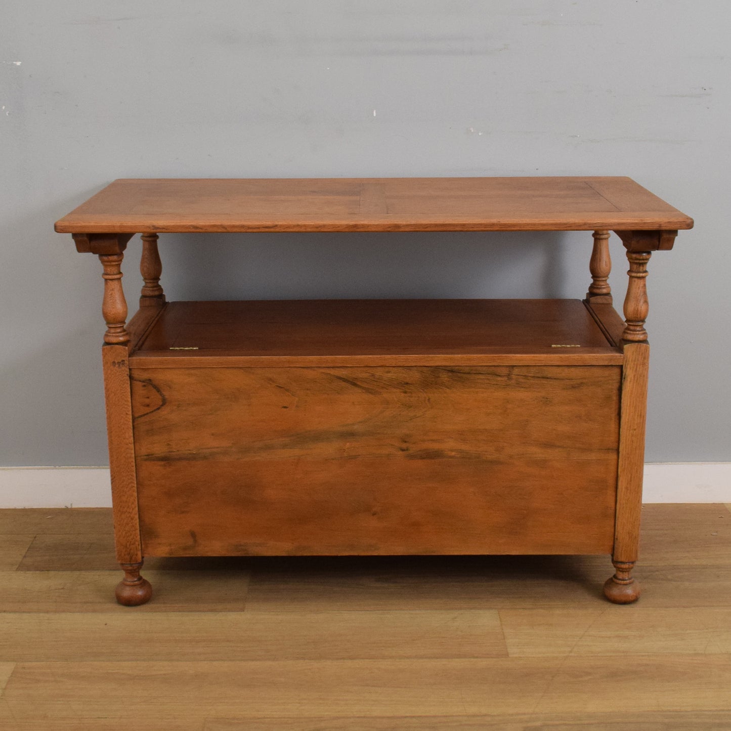 Vintage Oak Monks Bench