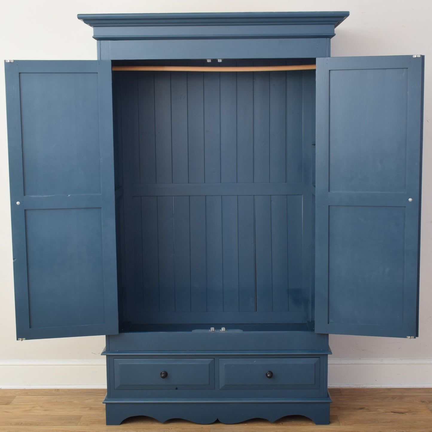 Painted Pine Wardrobe