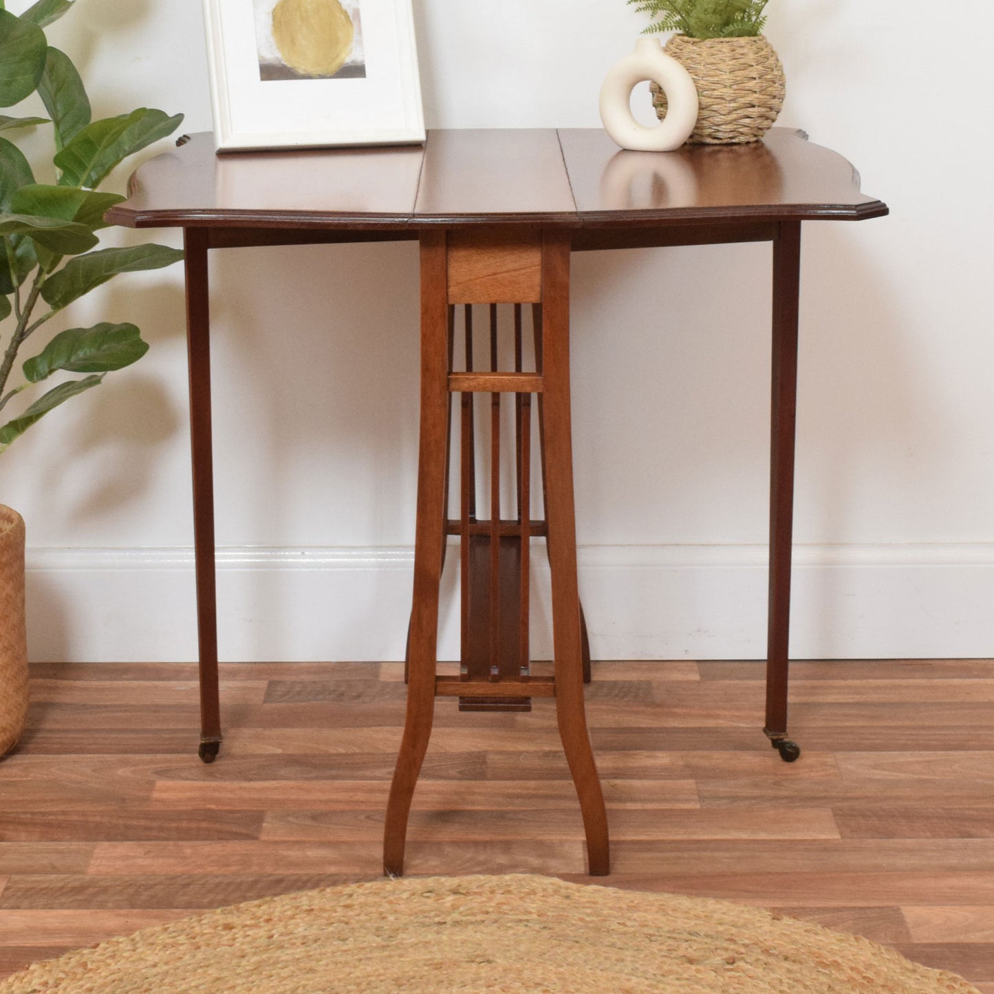 Mahogany Drop-Leaf Occasional Table