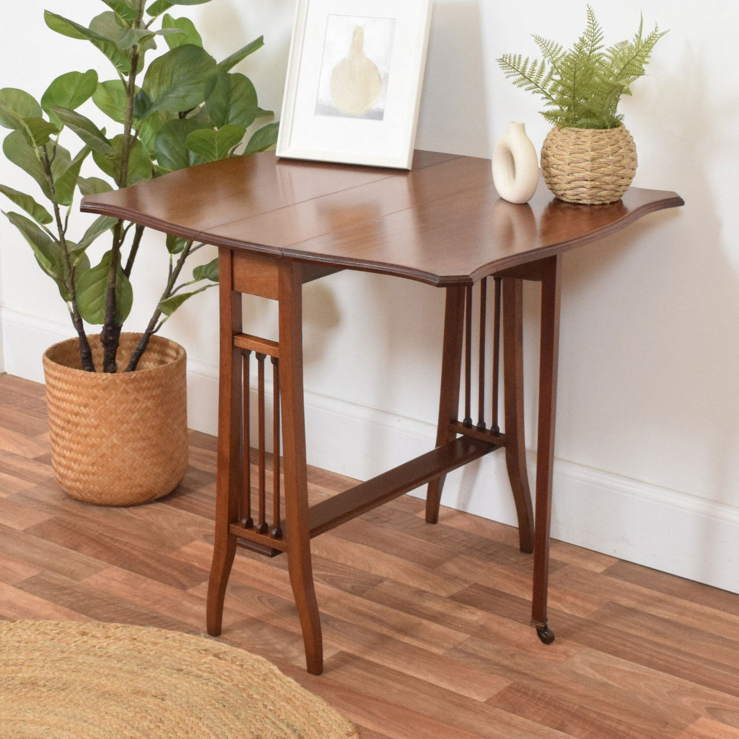 Mahogany Drop-Leaf Occasional Table