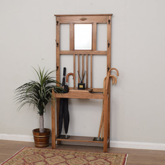 Restored Oak Hallstand