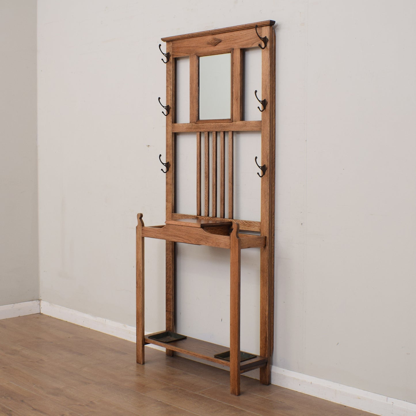 Restored Oak Hallstand