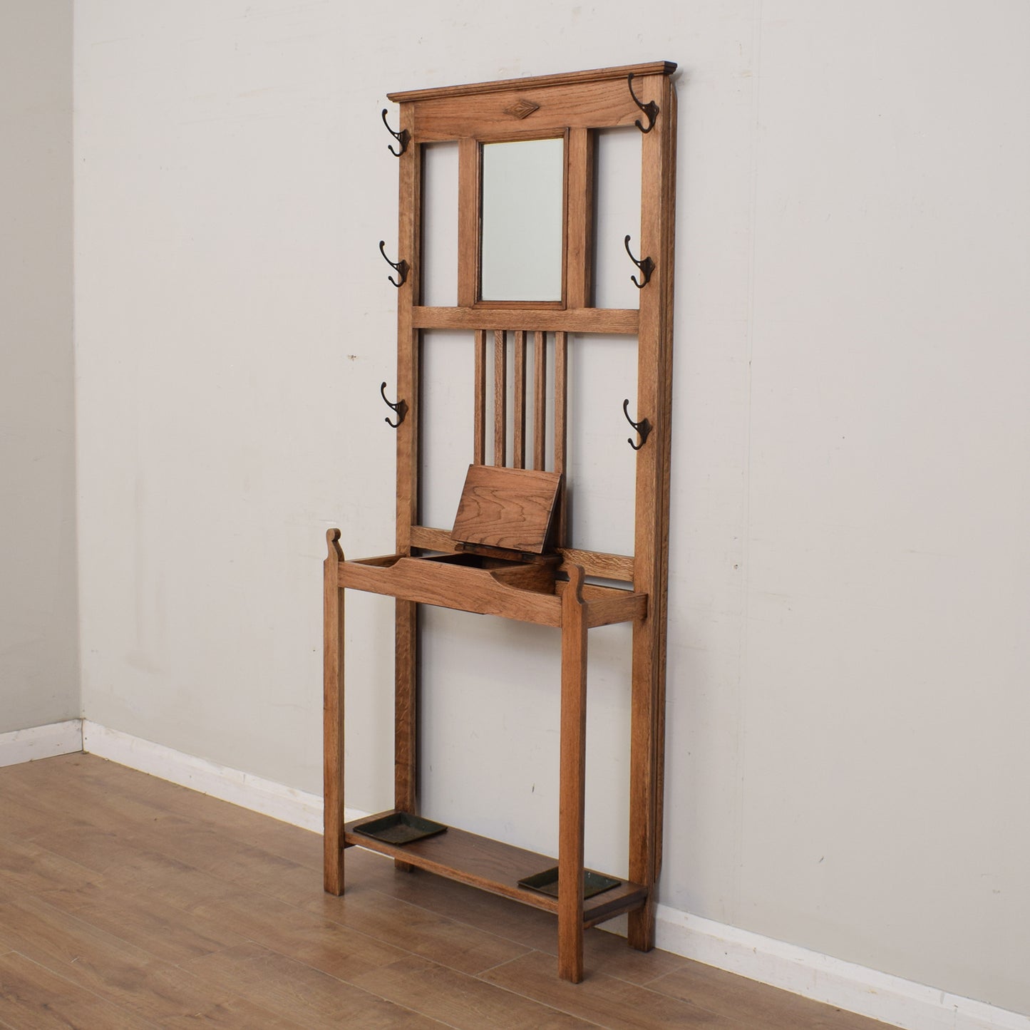 Restored Oak Hallstand