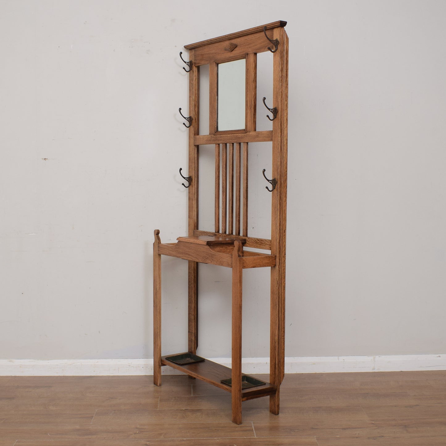 Restored Oak Hallstand