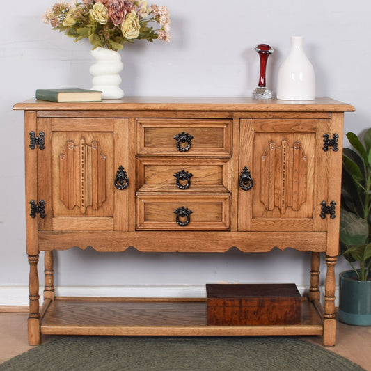 Small Oak Sideboard