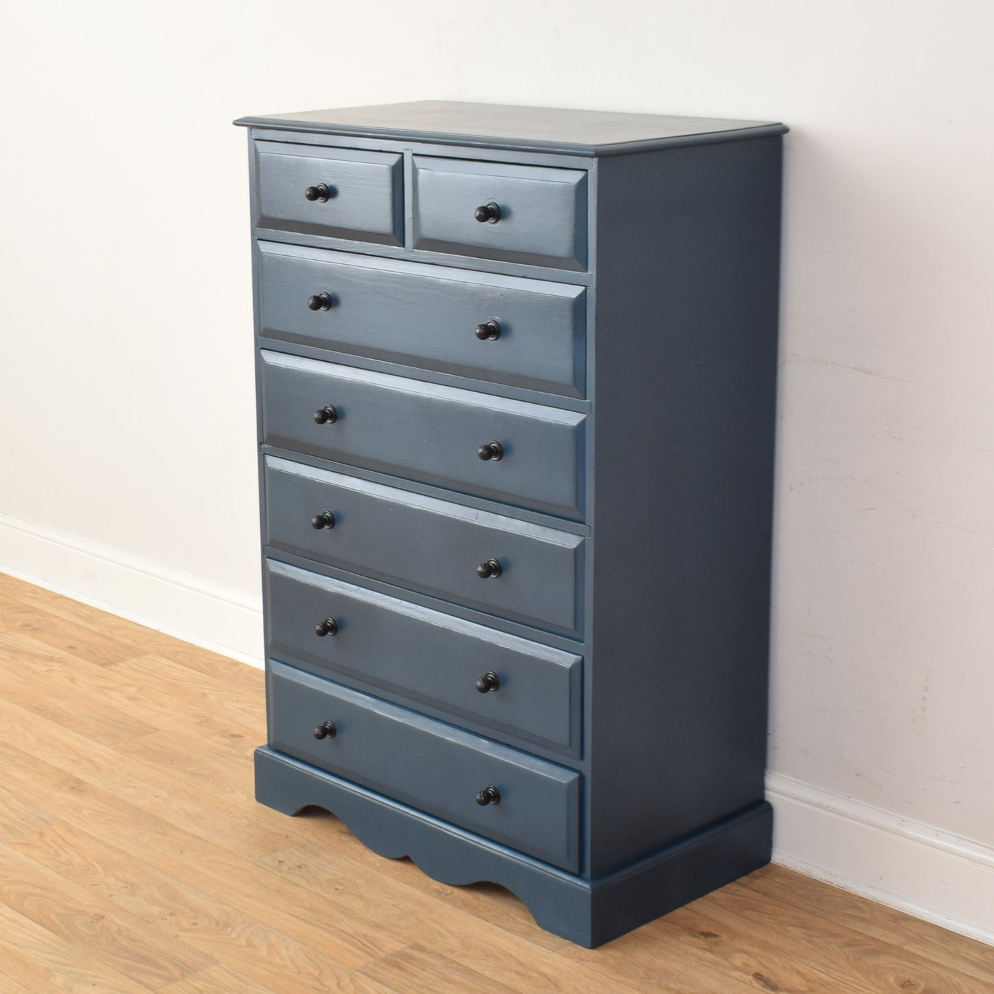 Painted Pine Chest Of Drawers