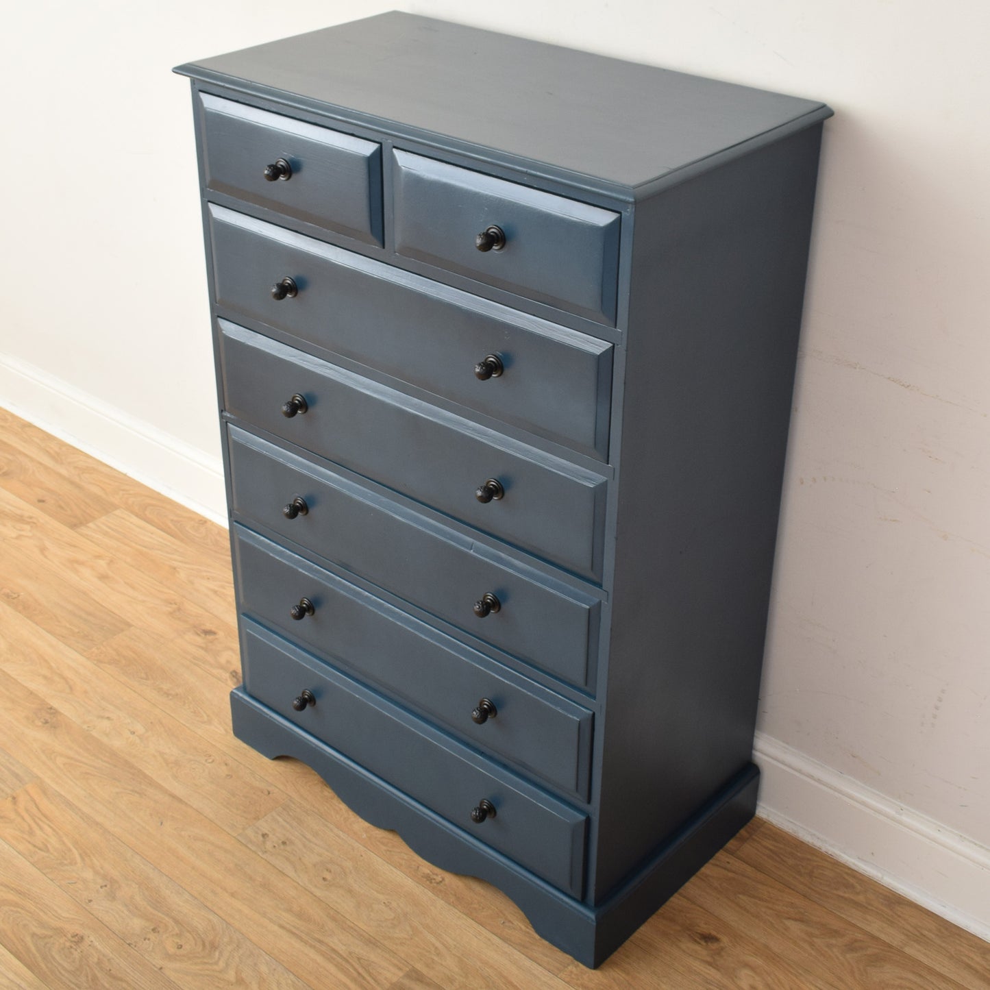 Painted Pine Chest Of Drawers