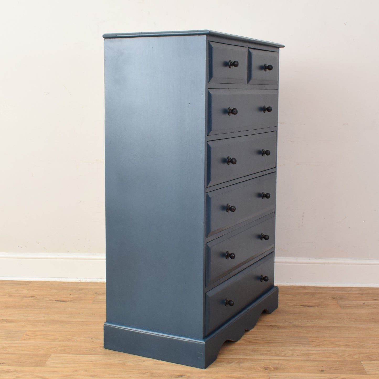 Painted Pine Chest Of Drawers