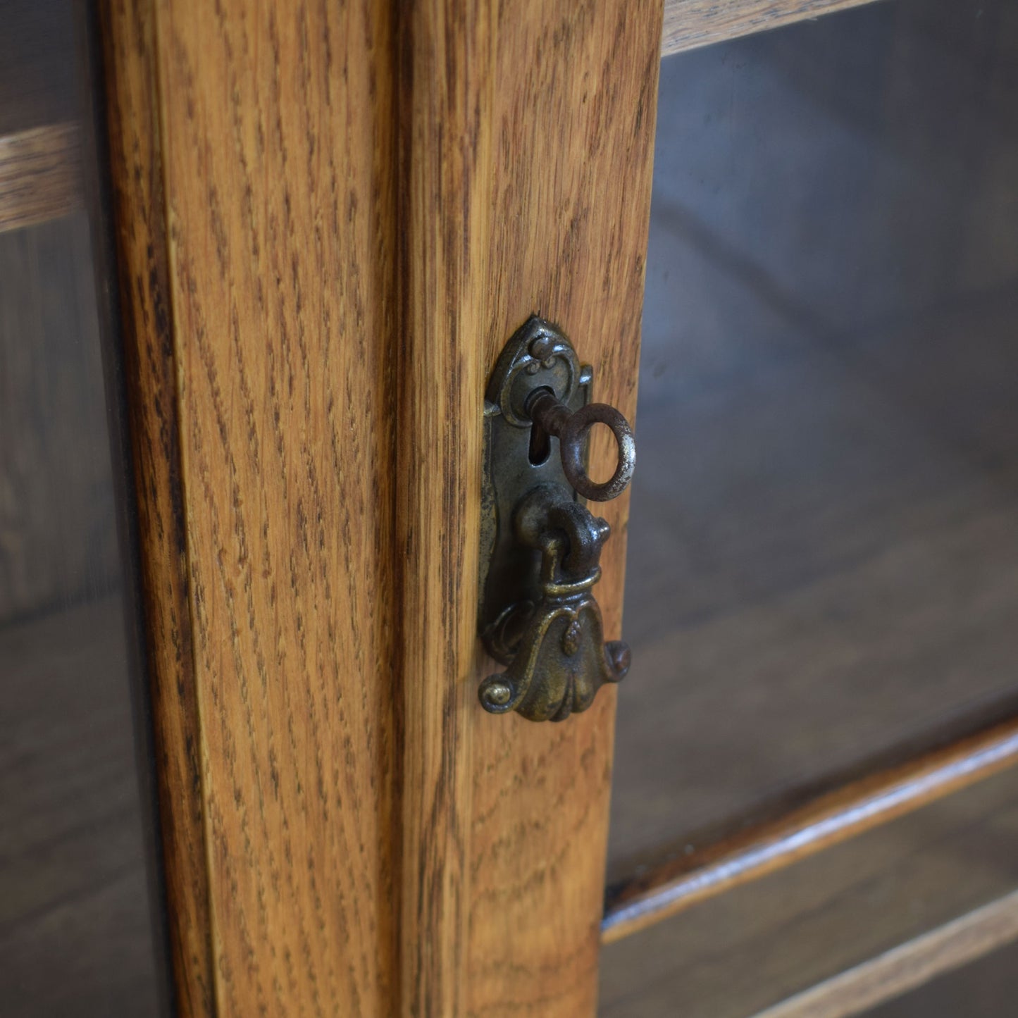 Glazed Bookcase Cabinet