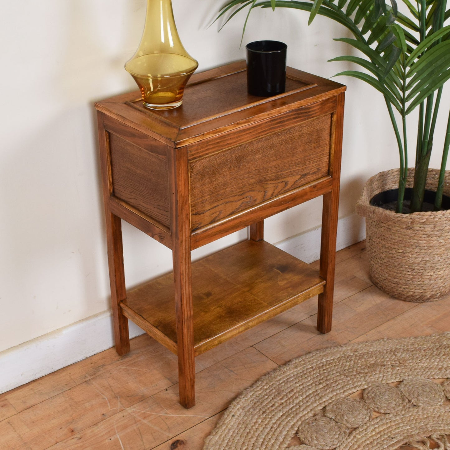 Restored Oak Sewing Box