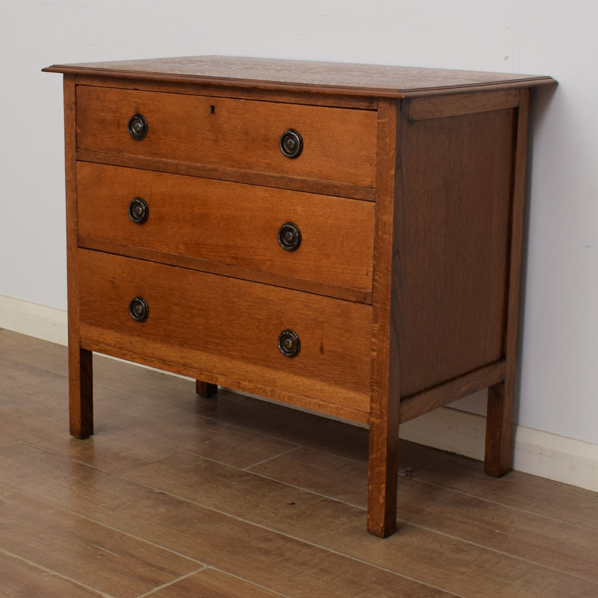 Restored Oak Chest of Drawers