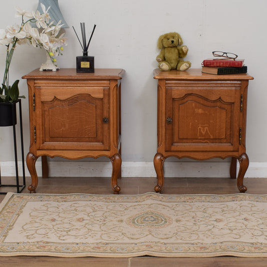 Pair of French Bedsides