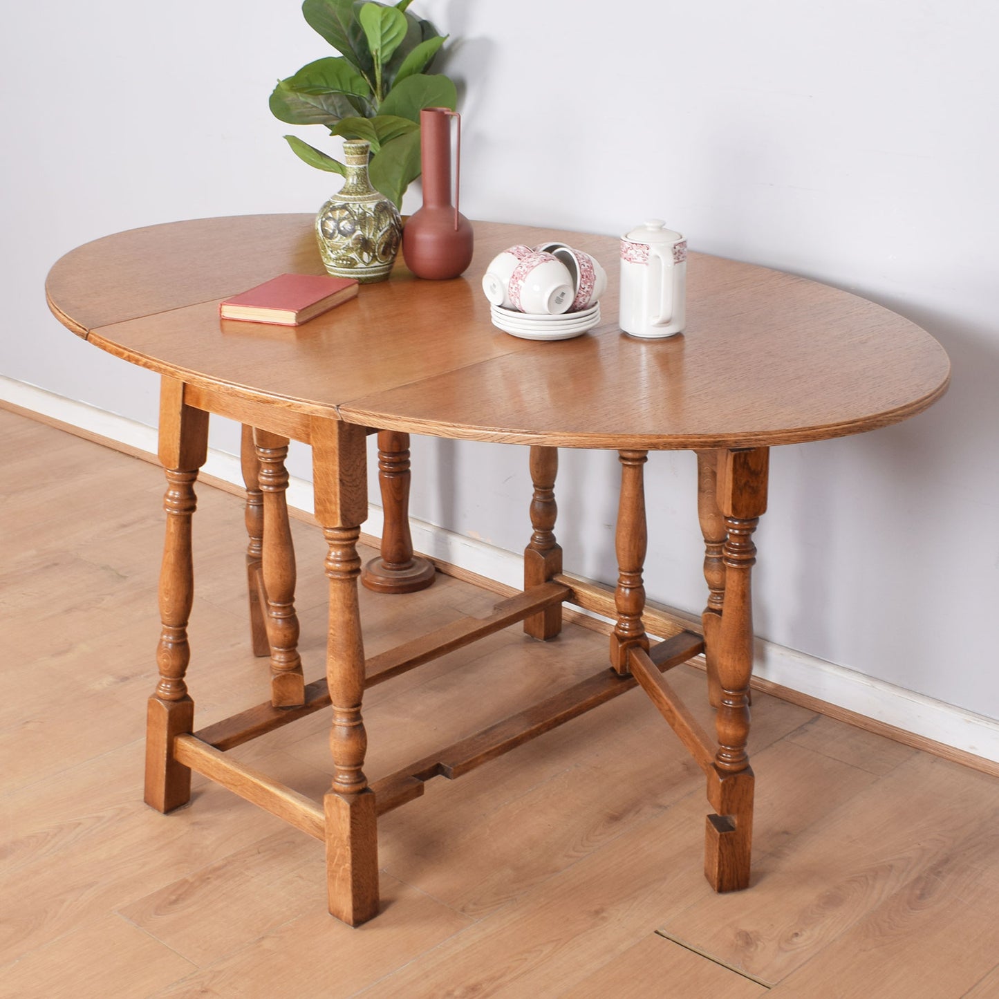 Restored Drop-Leaf Table