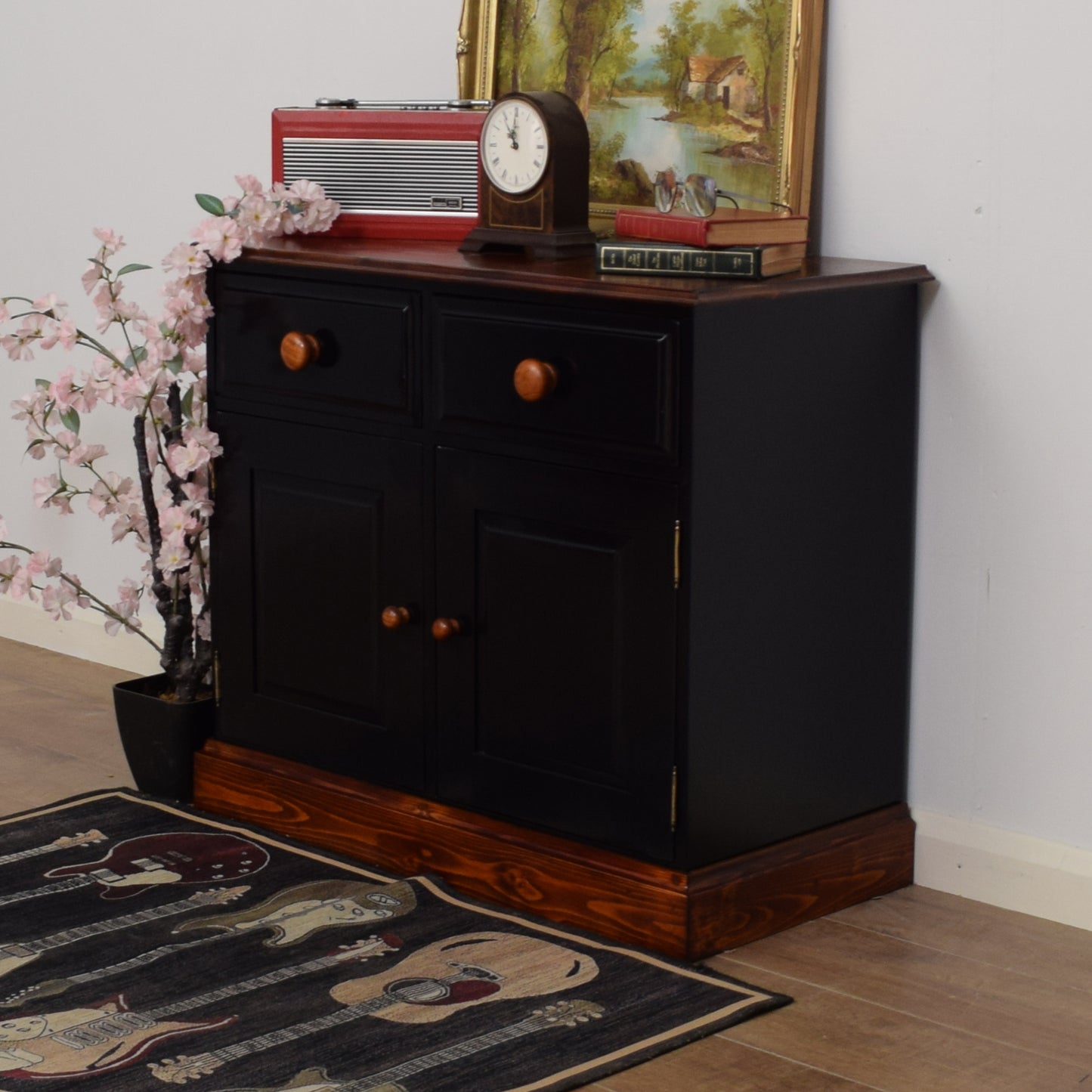Painted Pine Cabinet