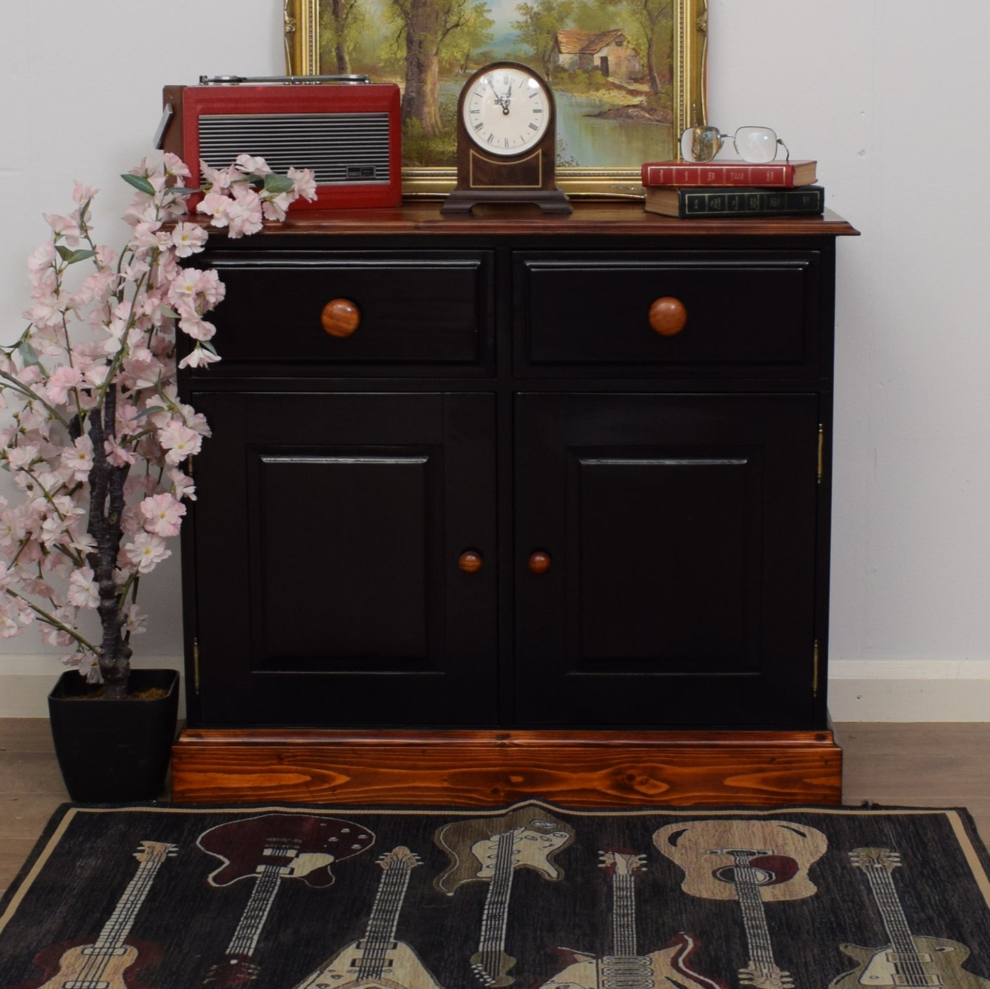 Painted Pine Cabinet