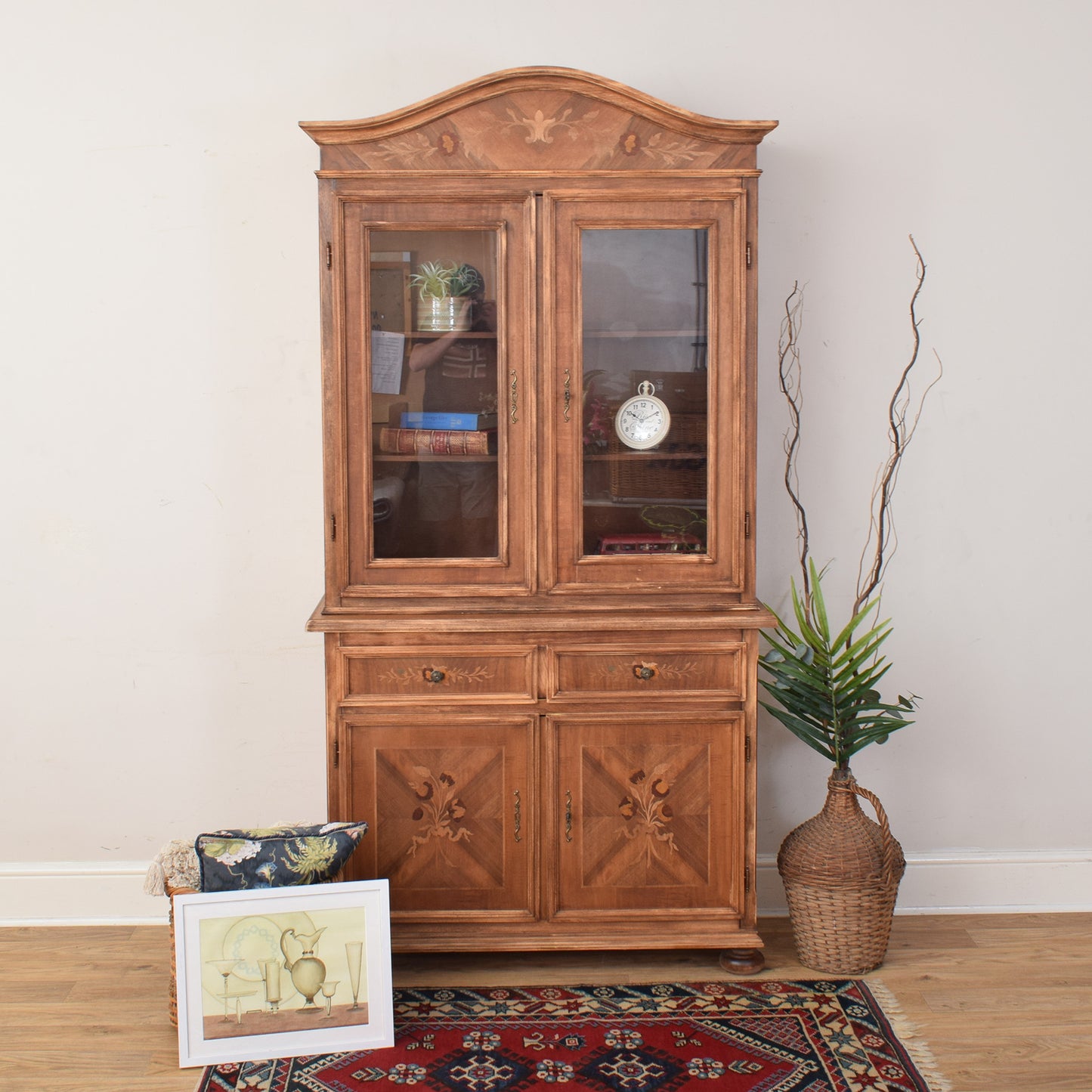 French Provincial Display Cabinet