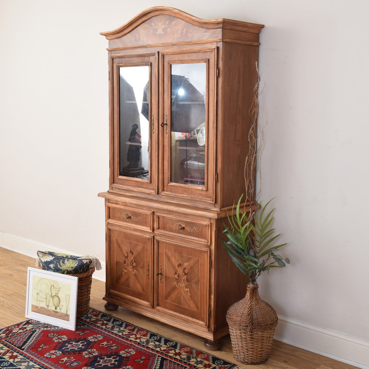 French Provincial Display Cabinet